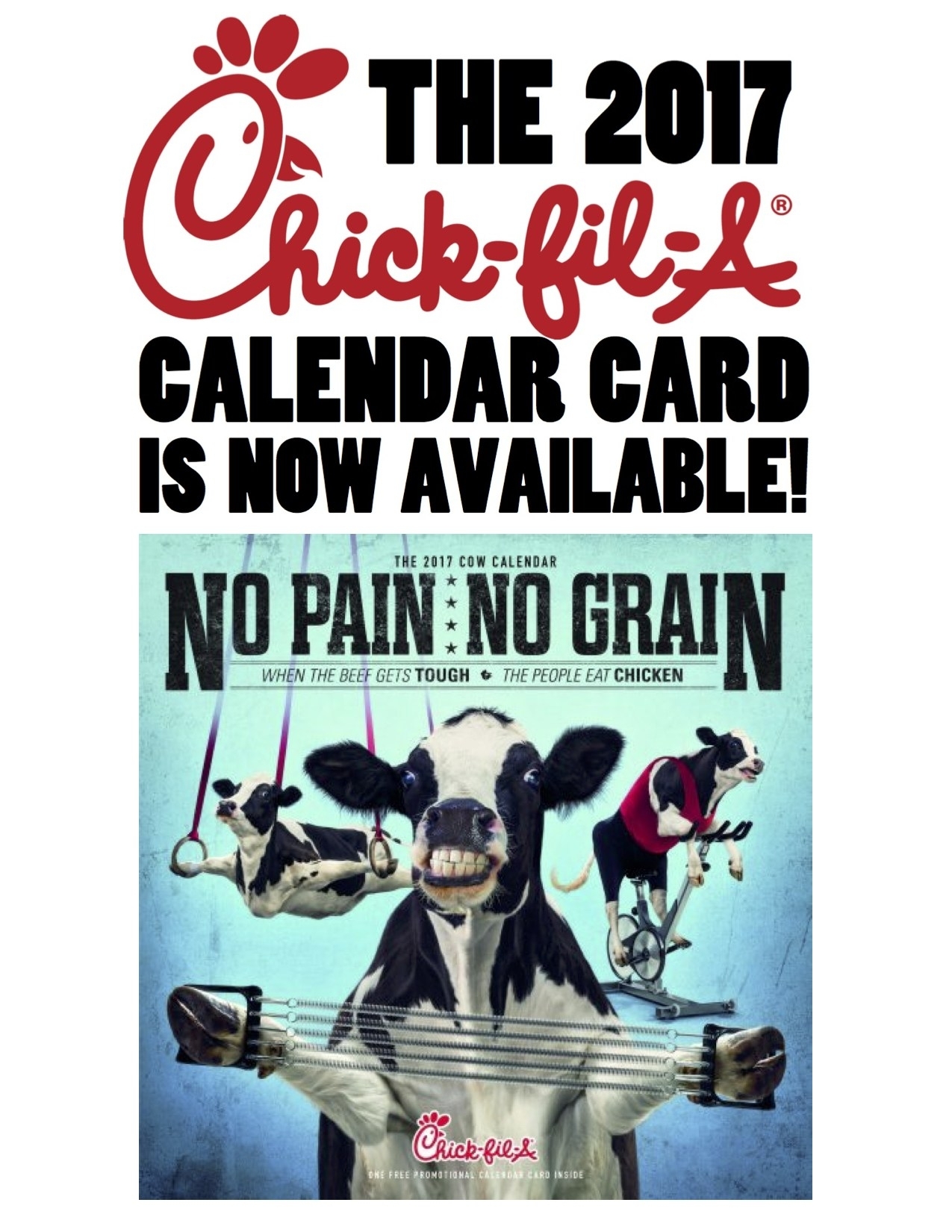 Take Chick Fil A Calendar