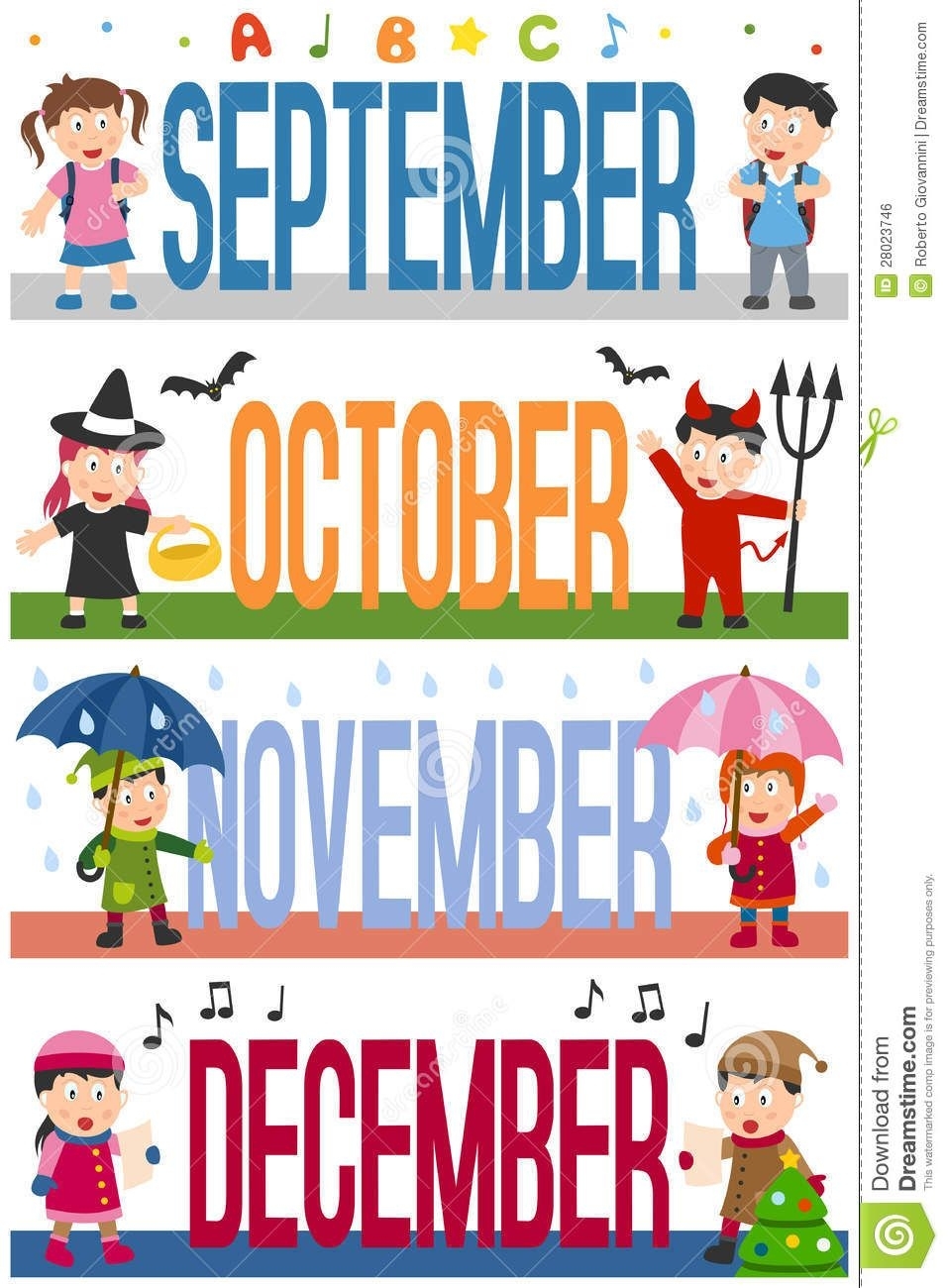 Take Clip Art For September