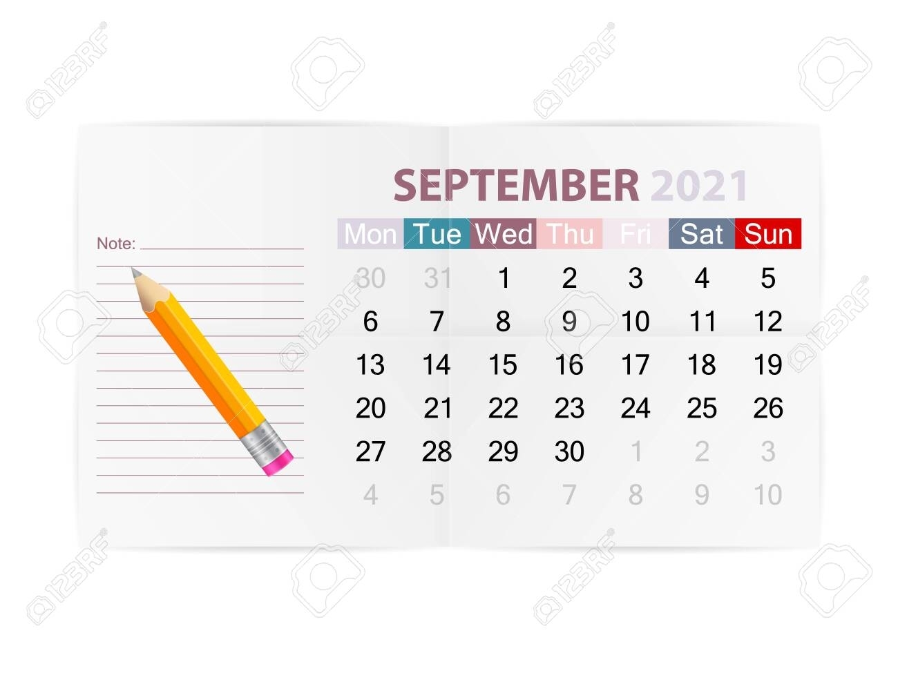 Take Clip Art September 2021