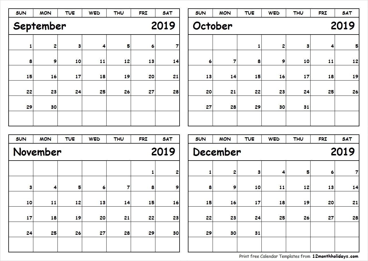 Take Create 4 Month Calendar
