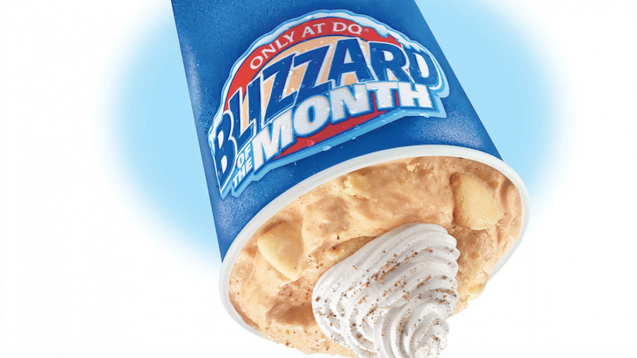 Take Dairy Queen Blizzard Of The Month September 2021