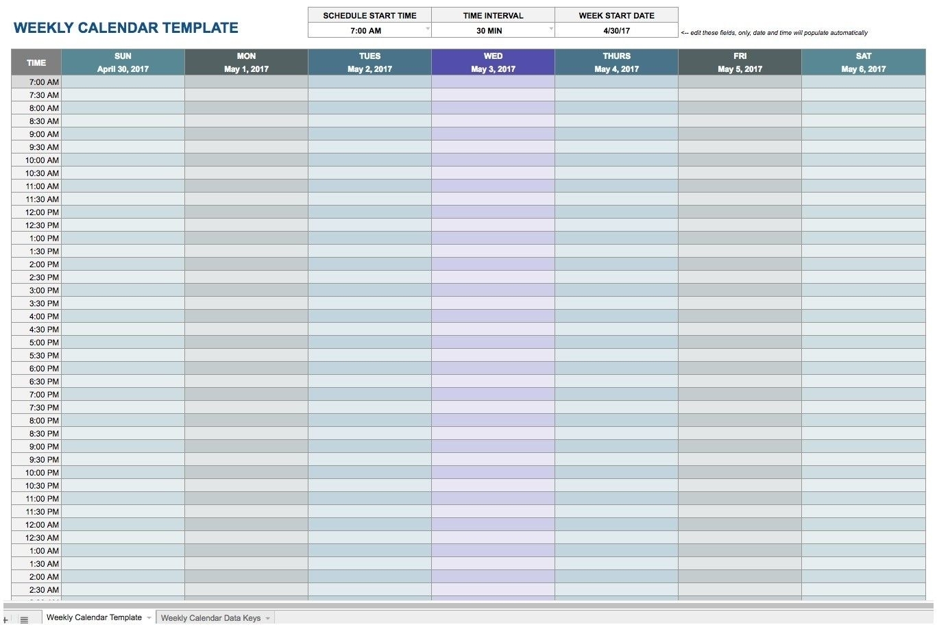 Take Excel Schedule Tempalte 15 Min