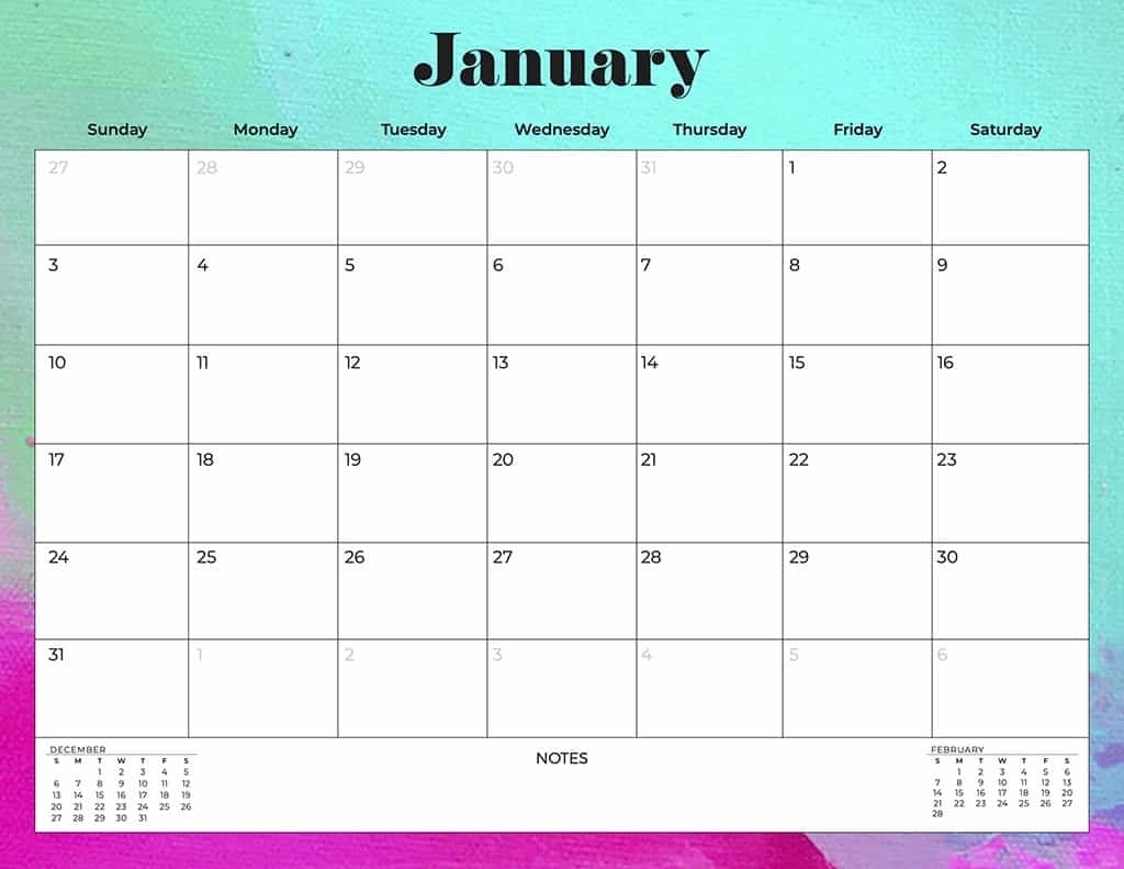 Take Free 2021 Printable Calendars No Download