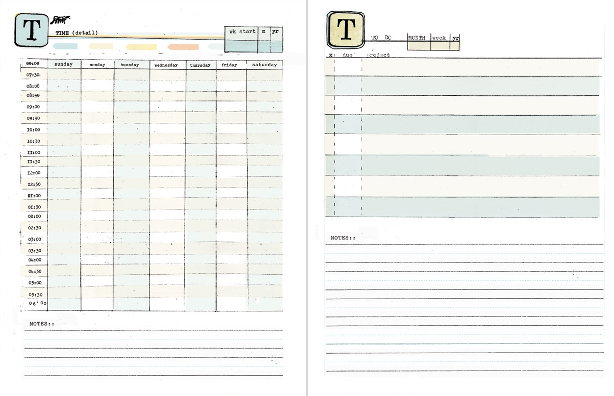 Take Free Online 5.5X8.5 Planner Pages