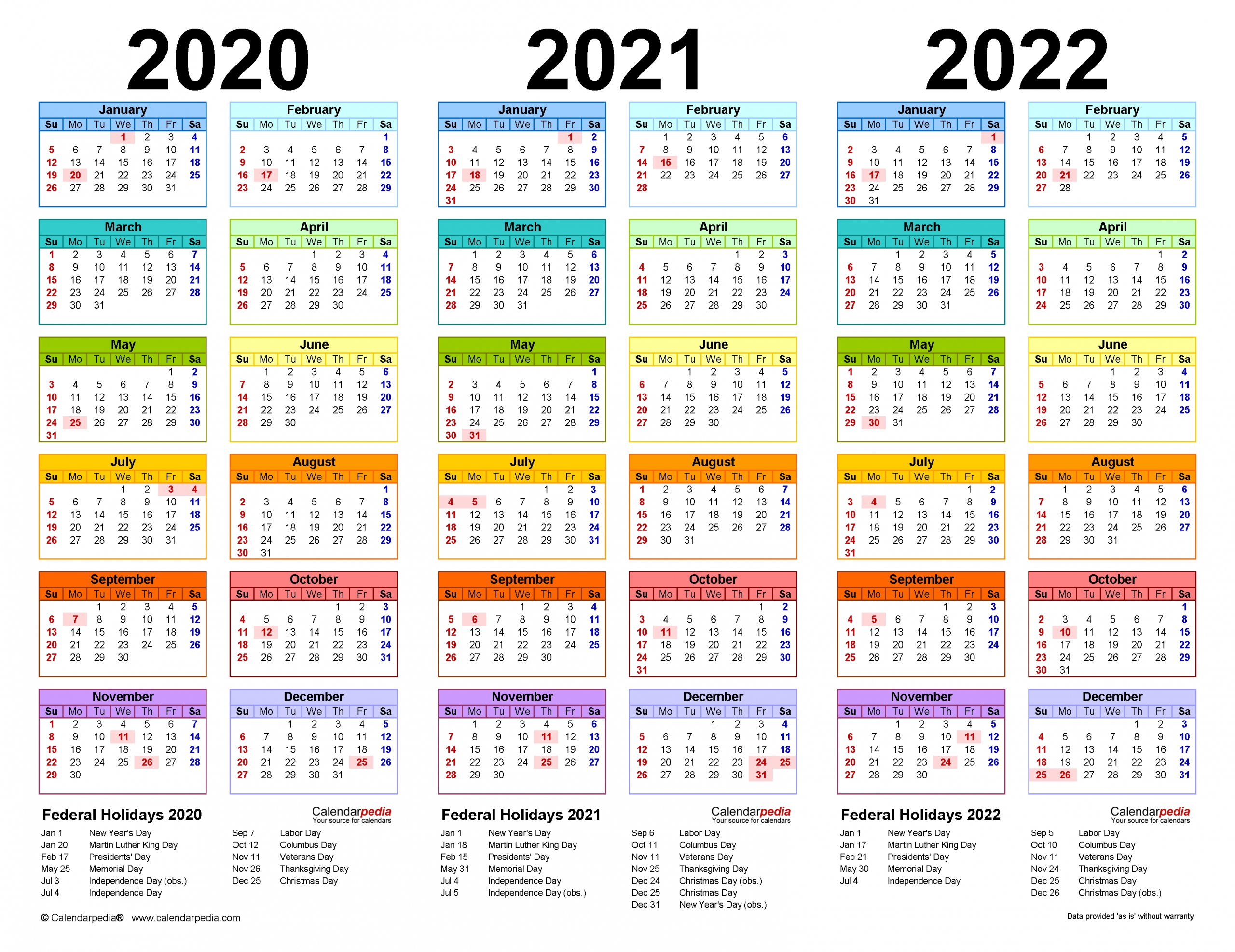 Take Free Printable Calendars 2021 2022