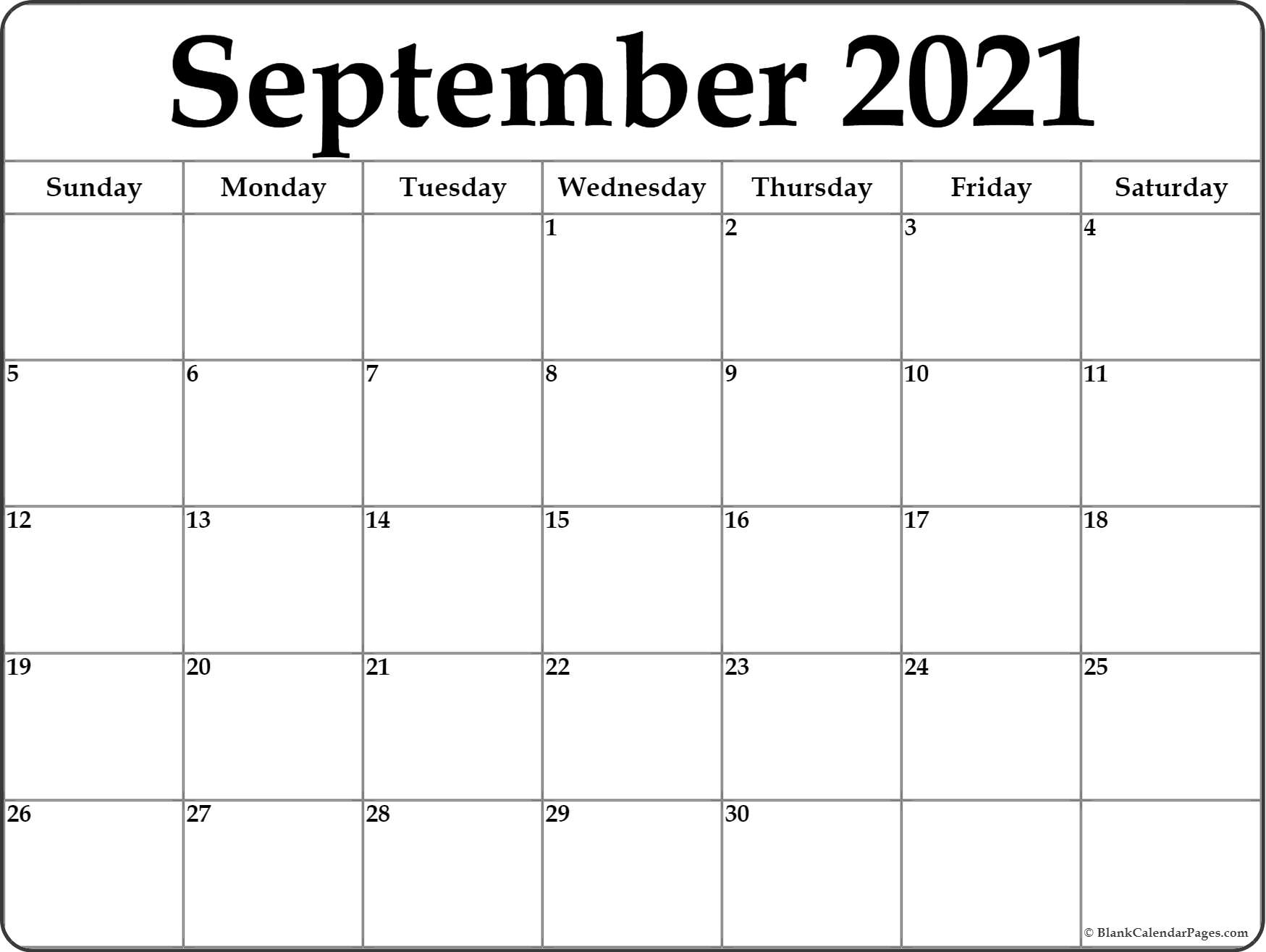 Take Kalender 2021 August September