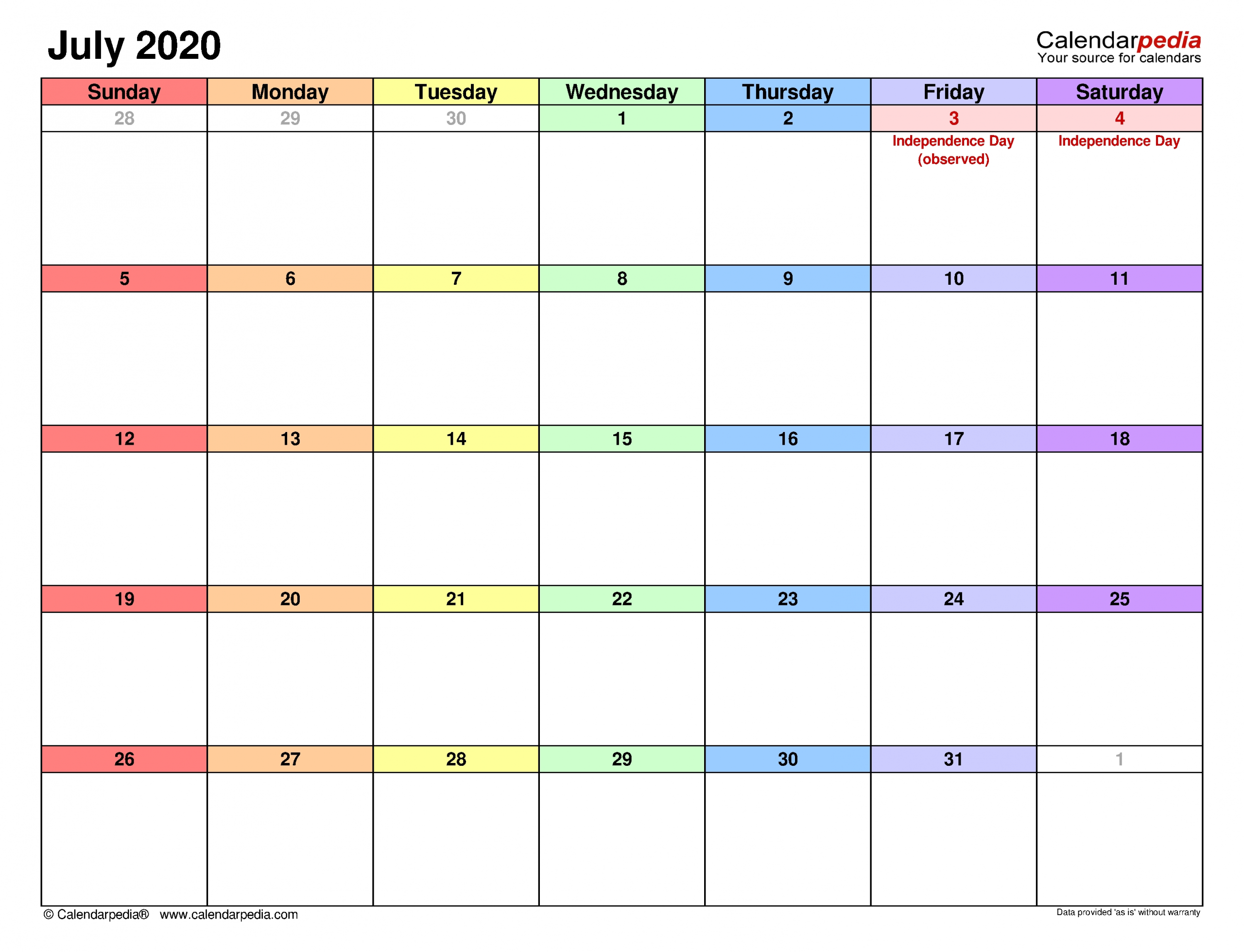 Take Kalender Juli 2021