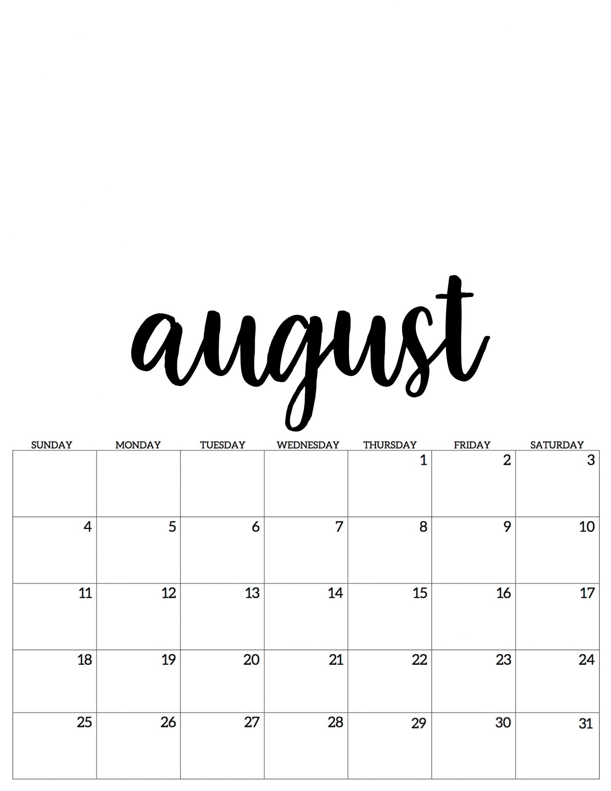 Take Kalender Juli August