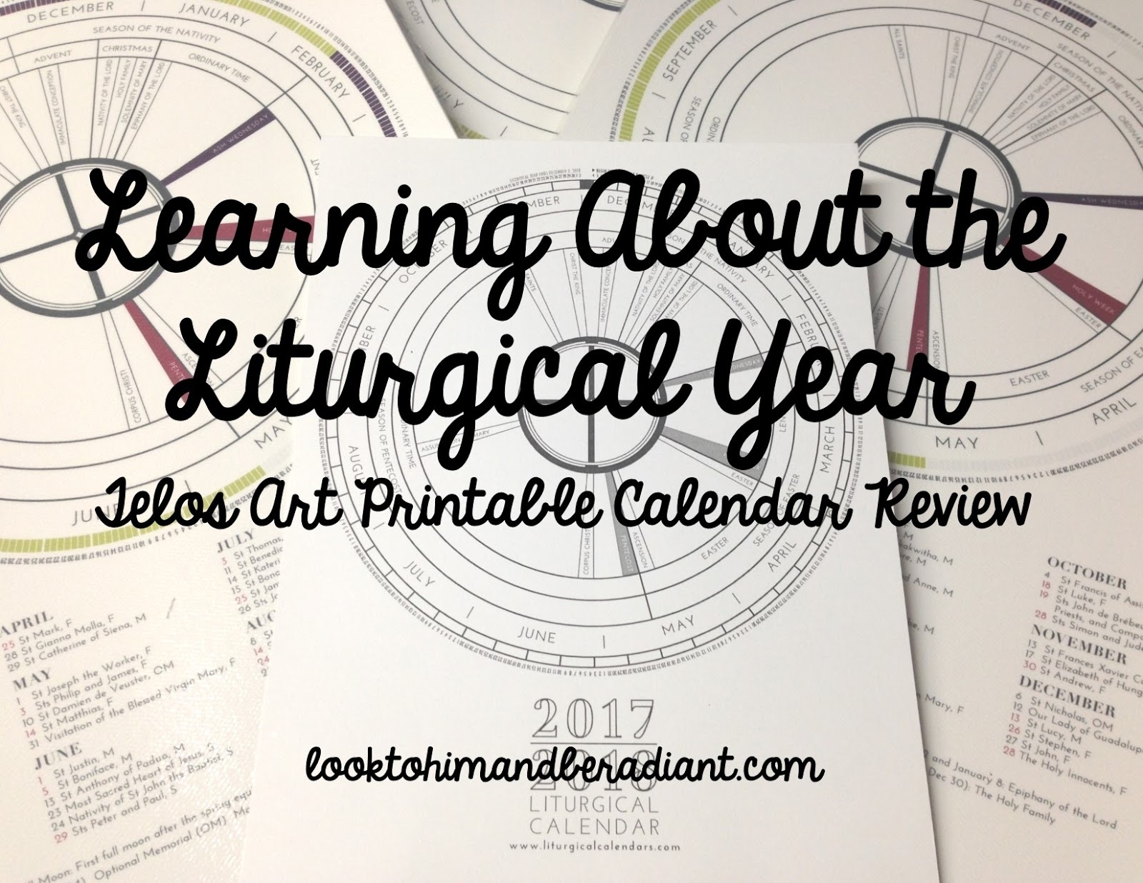 Take Lessons About The Liturgical Calendar