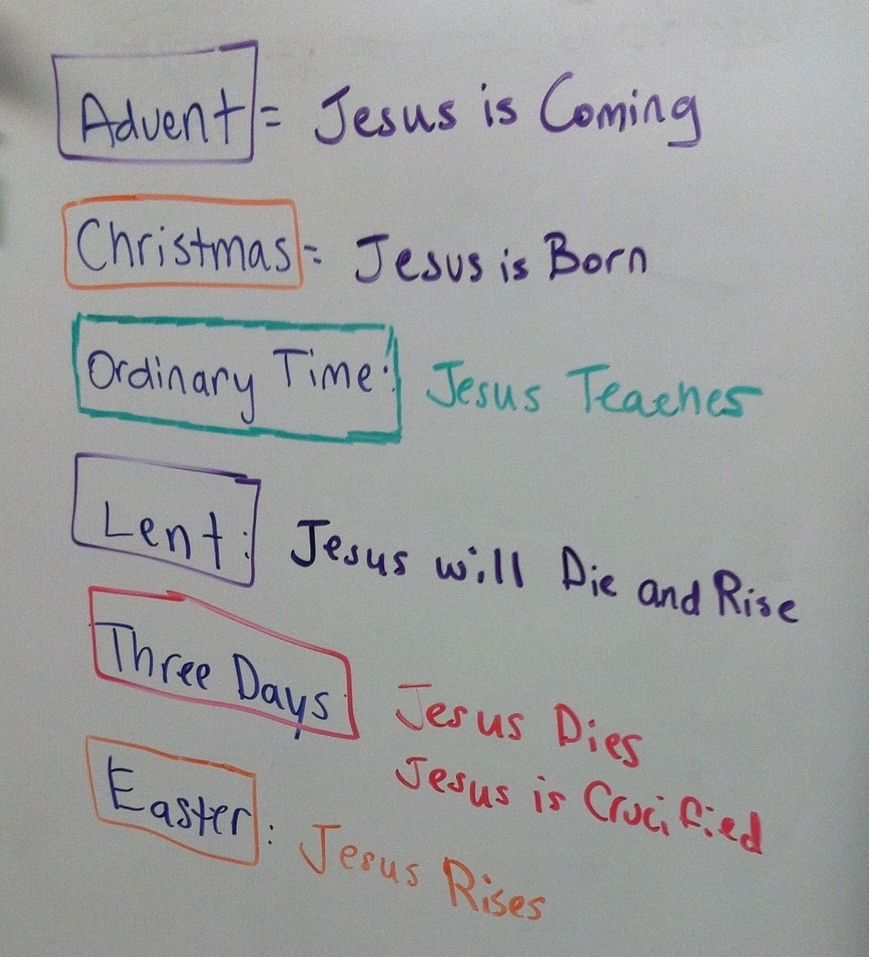 Take Lessons About The Liturgical Calendar