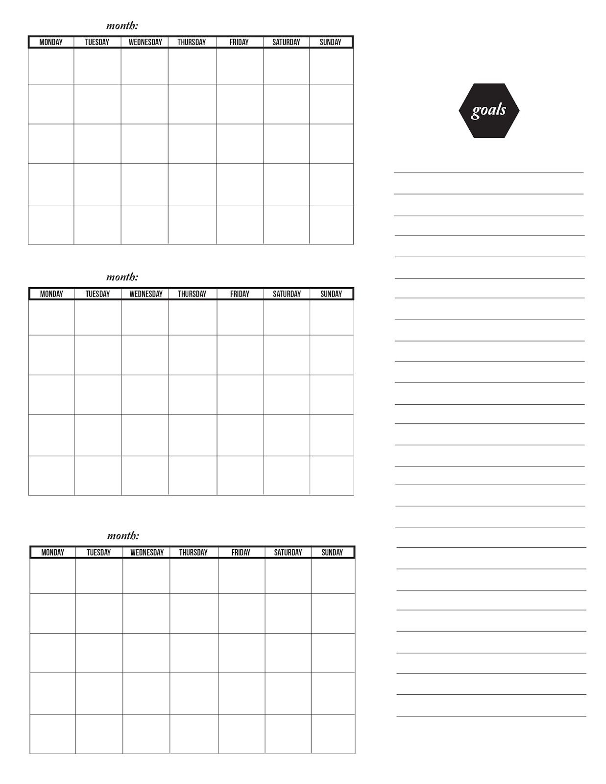 Take Printable Blank 3