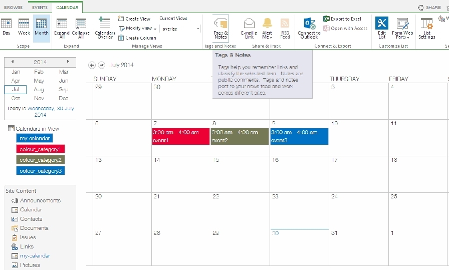 Catch Calendar Image For Sharepoint