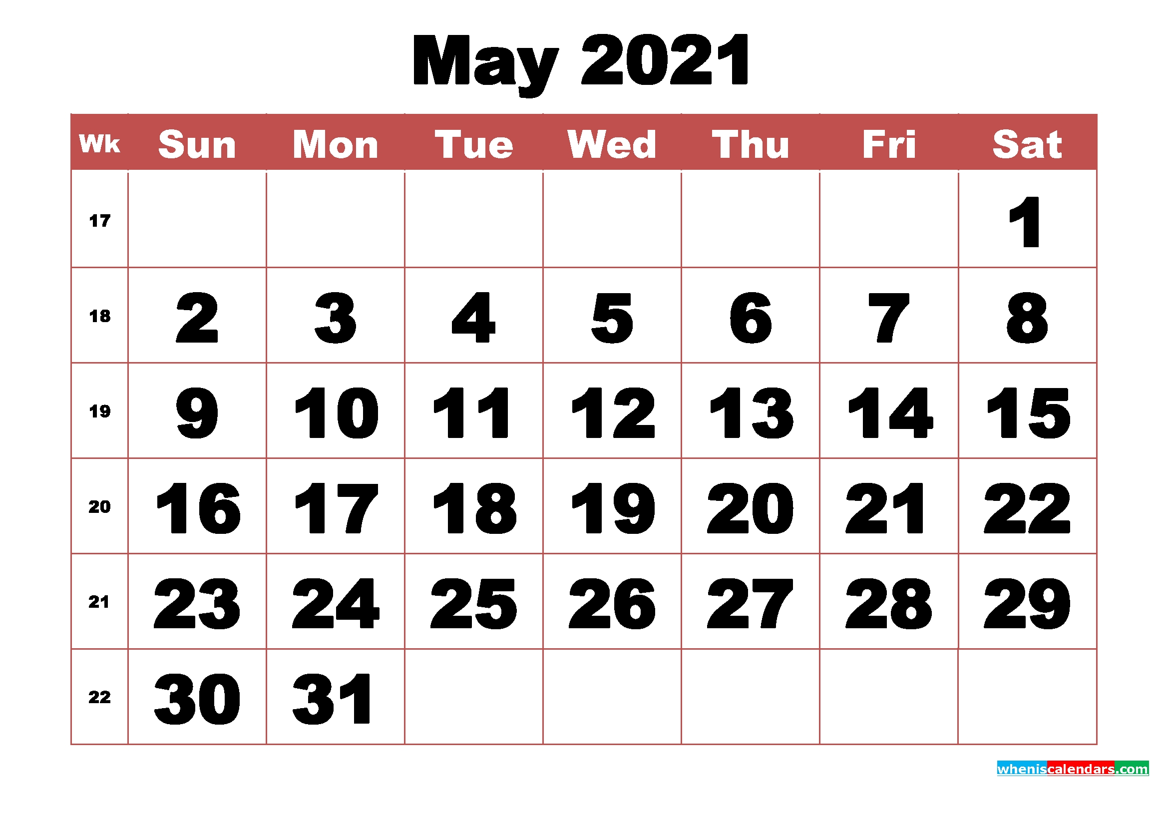 Catch Calendar To Fill In 2021