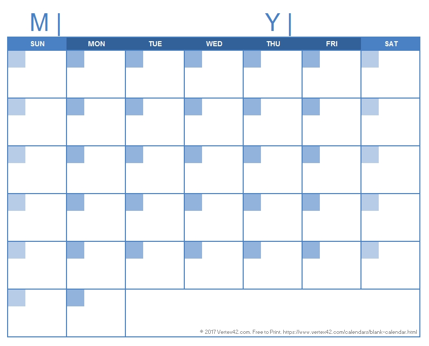 Catch Free 30 Day Calendar Printable