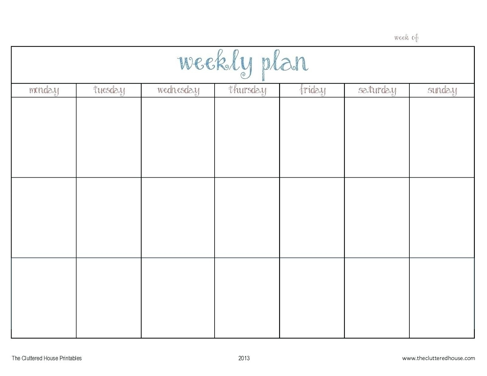 Pick Monday To Friday Excel Best Calendar Example