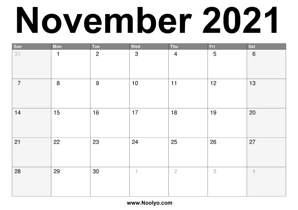 Catch Print Free November 2021 Calendar Without Downloading
