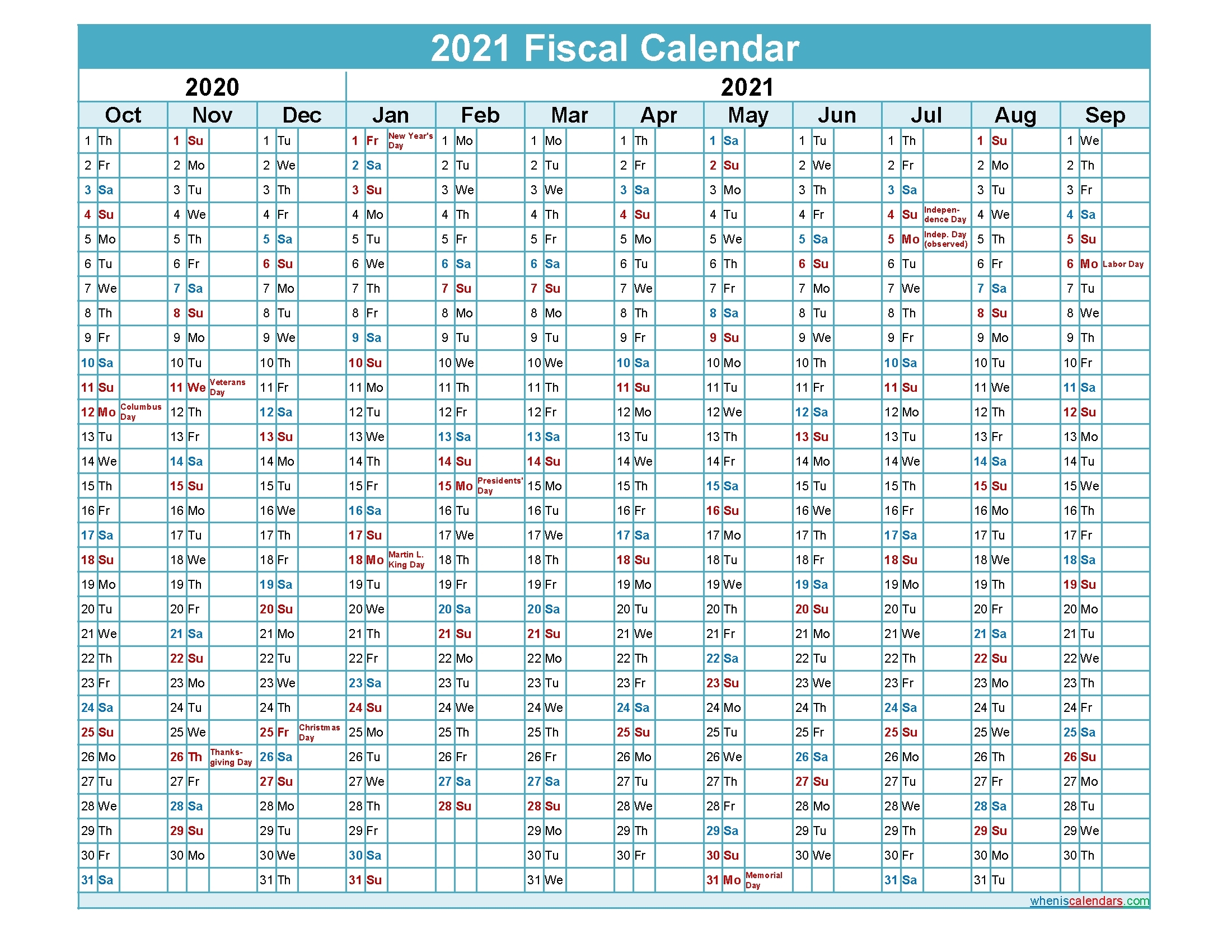 Collect Financial Year Week Numbers