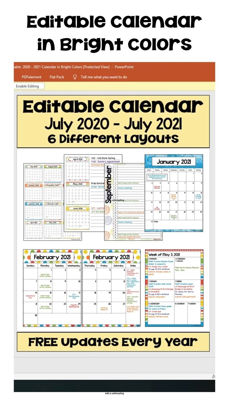 Get 2021 Calendar To Writ On