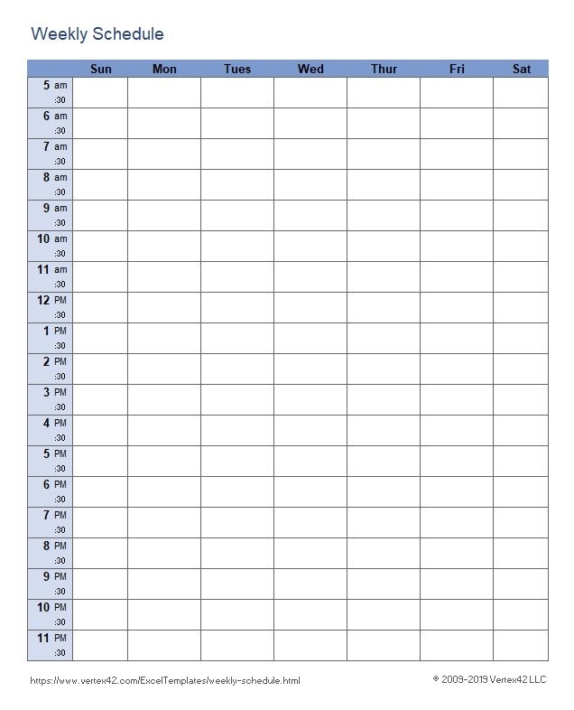 Get 30 Day Calendar Page Download