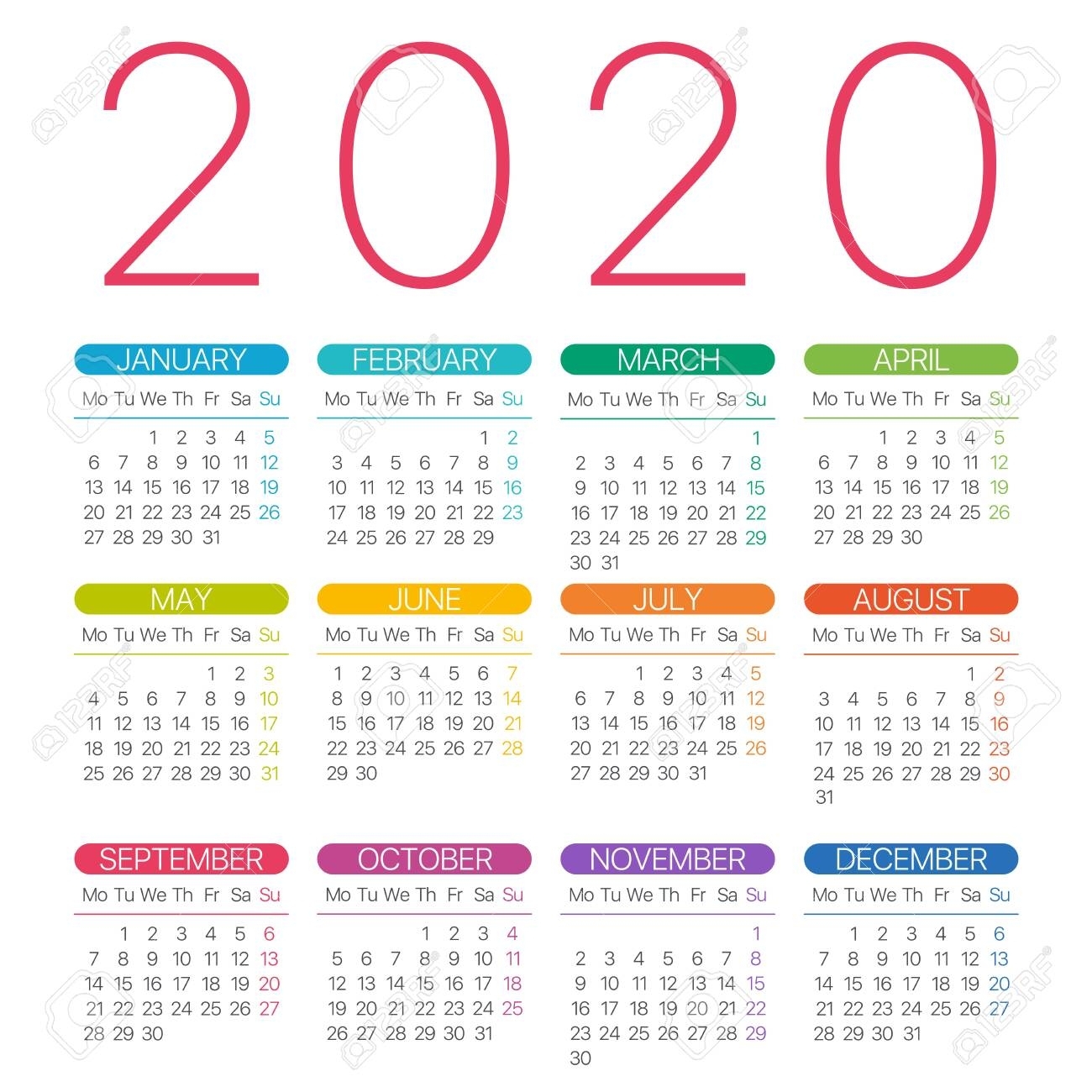 Get Free Calendar 2021 Monday To Sunday