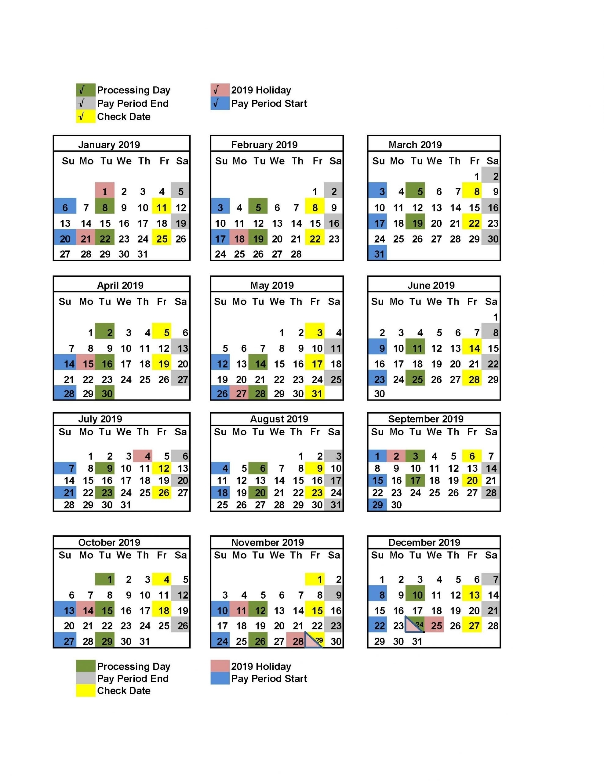 Pick 2021 Pay Period Calendar