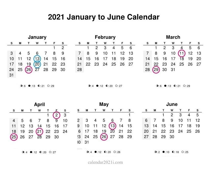 Pick Motivational Calendar Template 2021