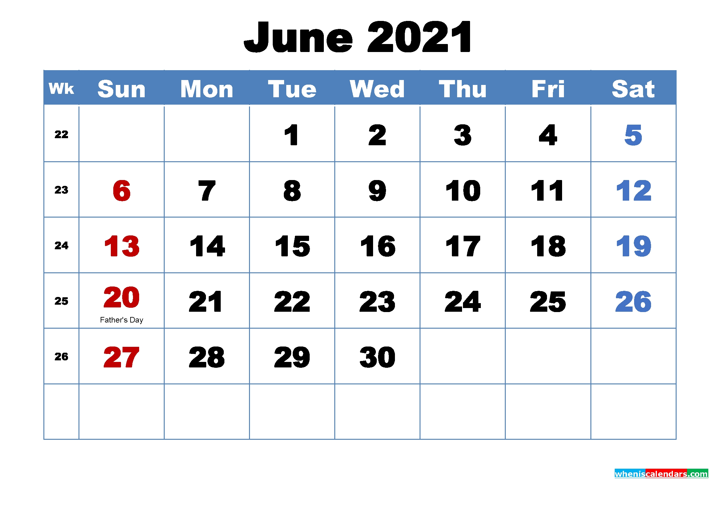 Pick Week Wise 2021 Calendar