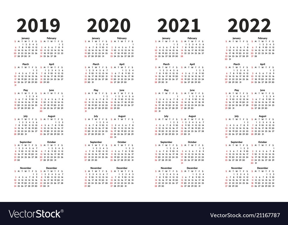 Take 3 Year Printable Calendar 2021 2022 2023