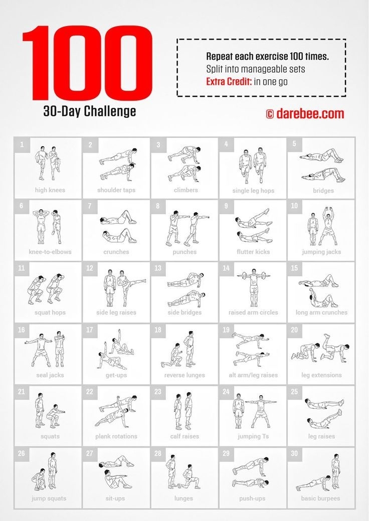 Take 30 Day Stretch Challenge Printable