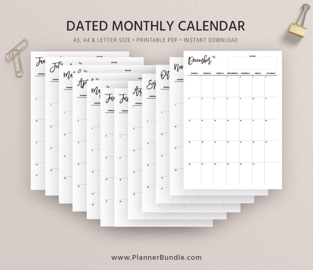 Take Calendar 2021 Start With Monday