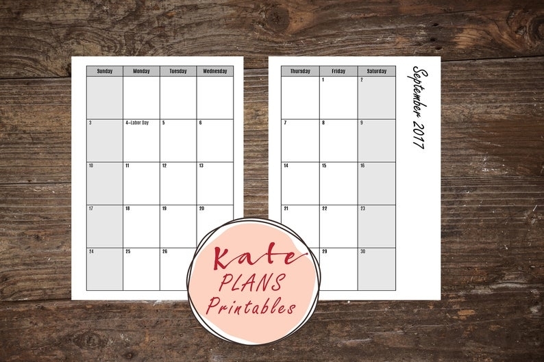 Get Pocket Size Printable Calendar Best Calendar Example
