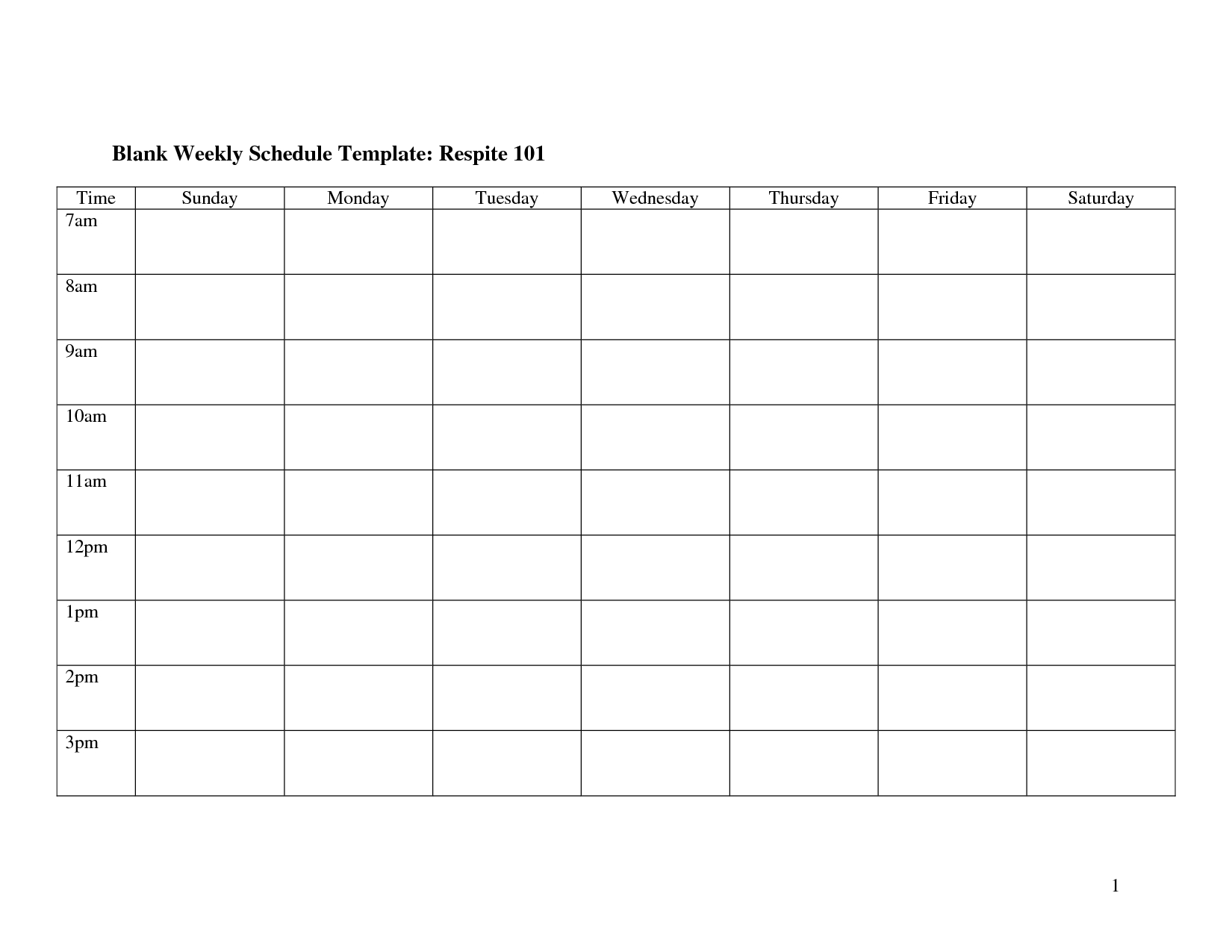 Take Printable Monday Through Friday Best Calendar Example