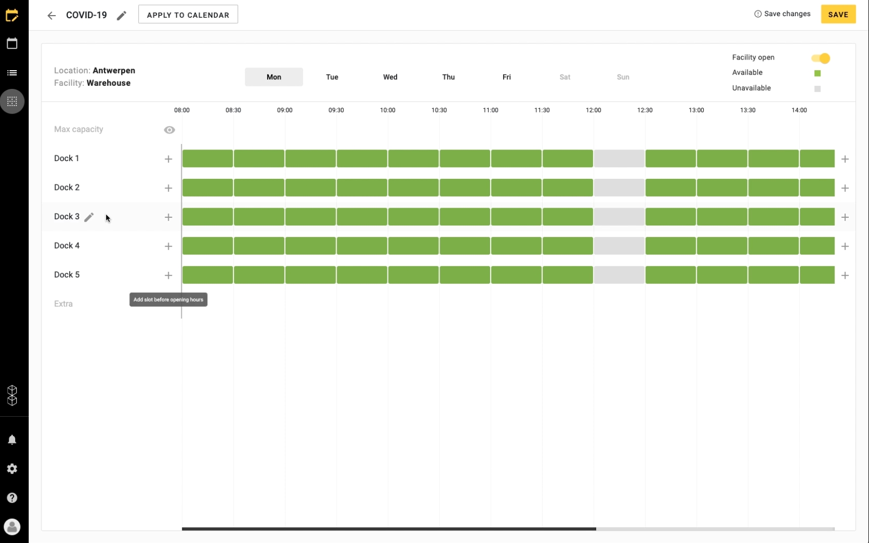 Catch Booking Time Slot Excel