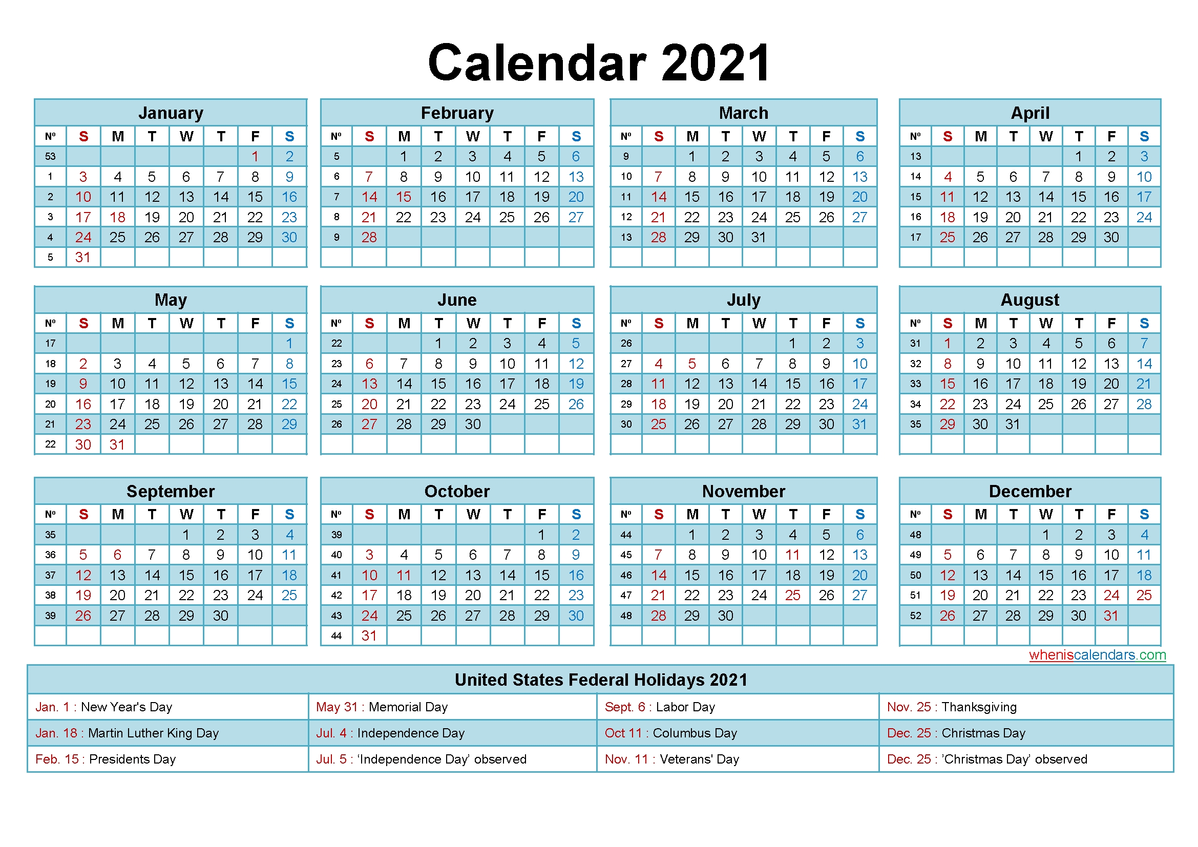 Catch Financial Week Calendar 2021