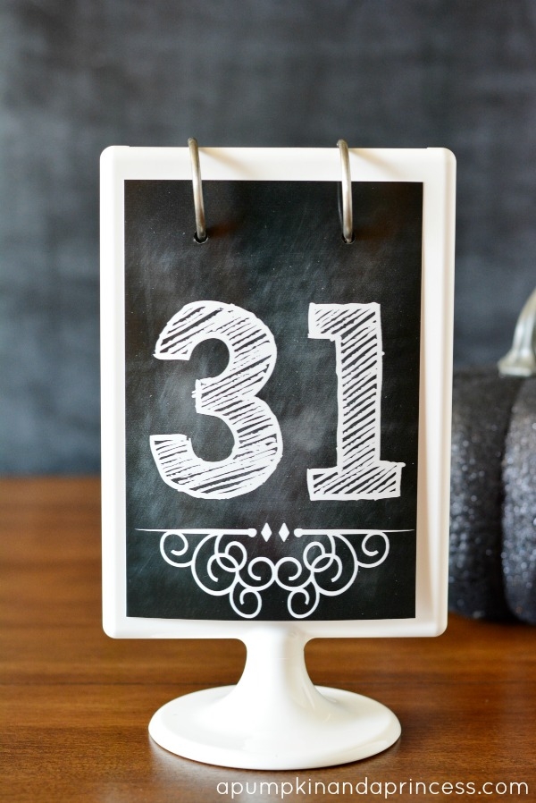 Catch Printable Pumpkin Calendar Numbers 1 31 Best Calendar Example