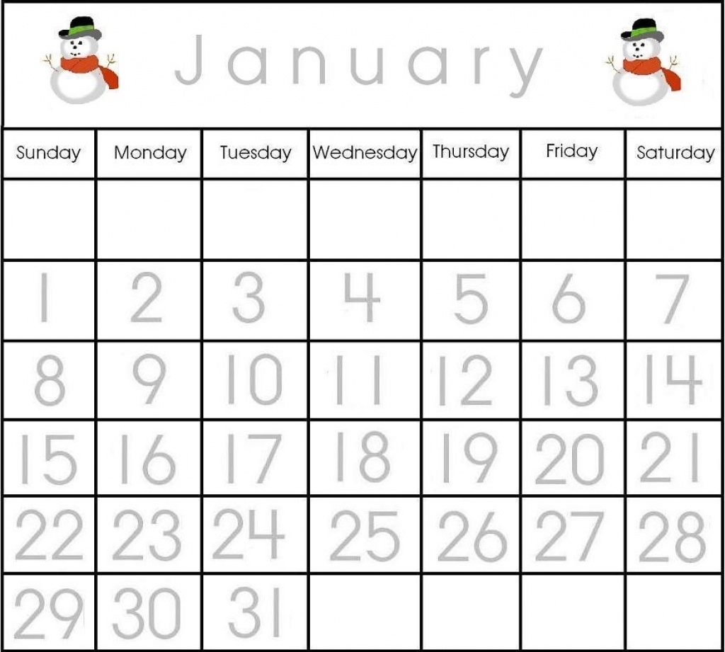 Get Calendar Numbers 1 31