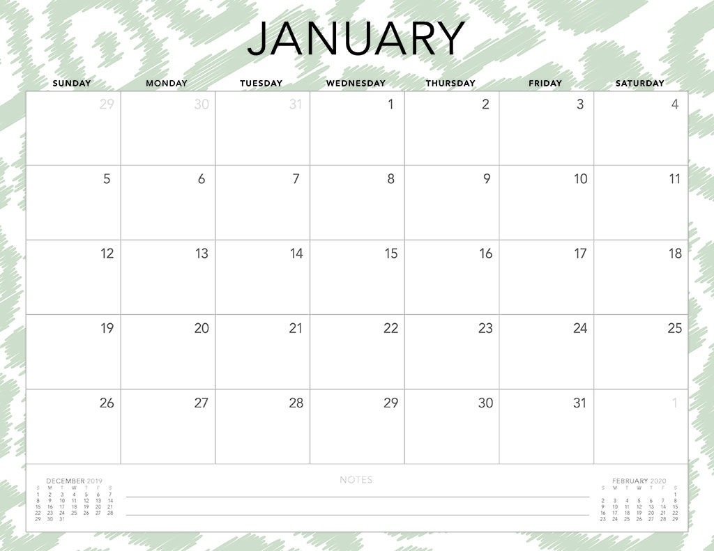 Get Monthly Calendar Starting Monday
