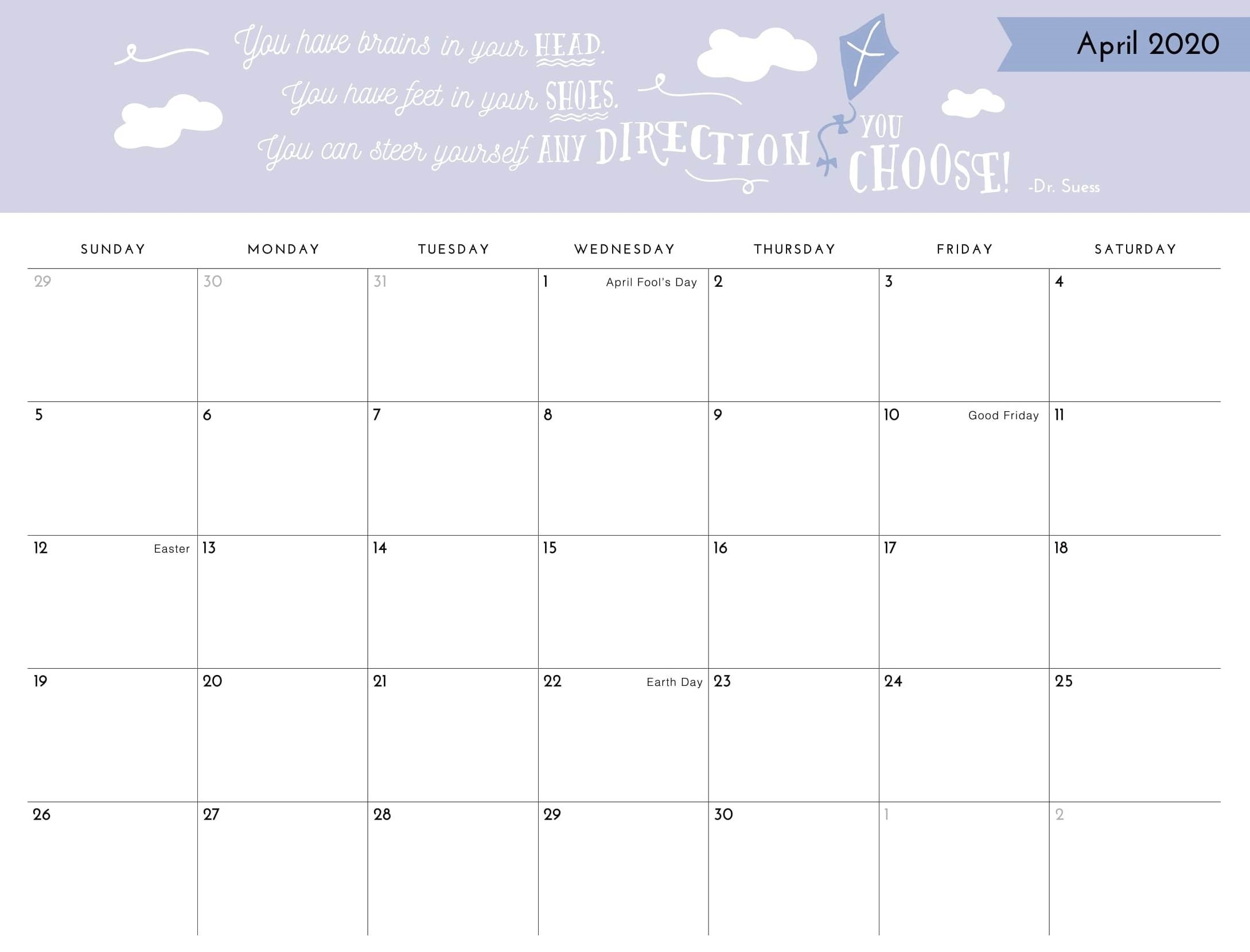 Get No Download Printable Calendar