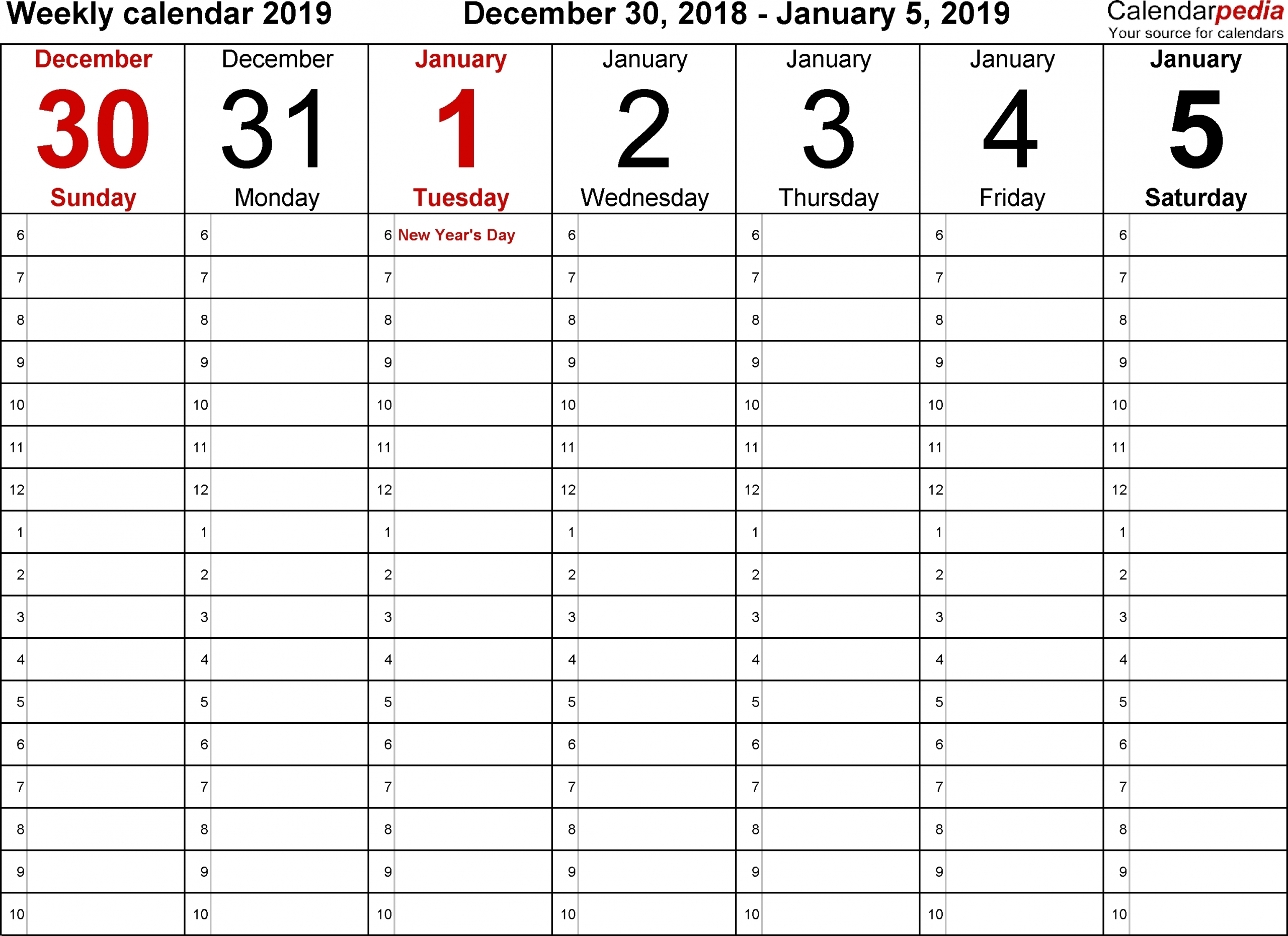 Take 30 Day Blank Calendar Printable