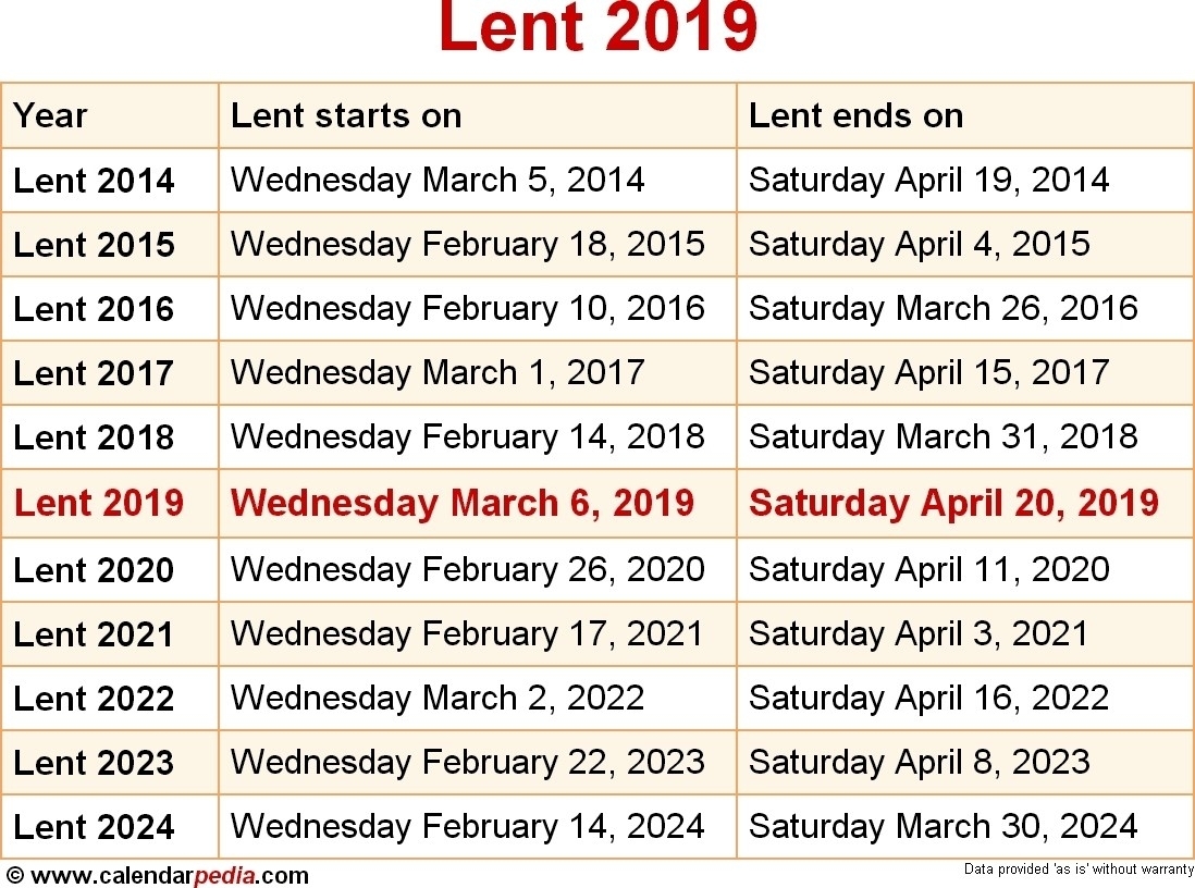 Take Free Liturgical Calendar Worksheets