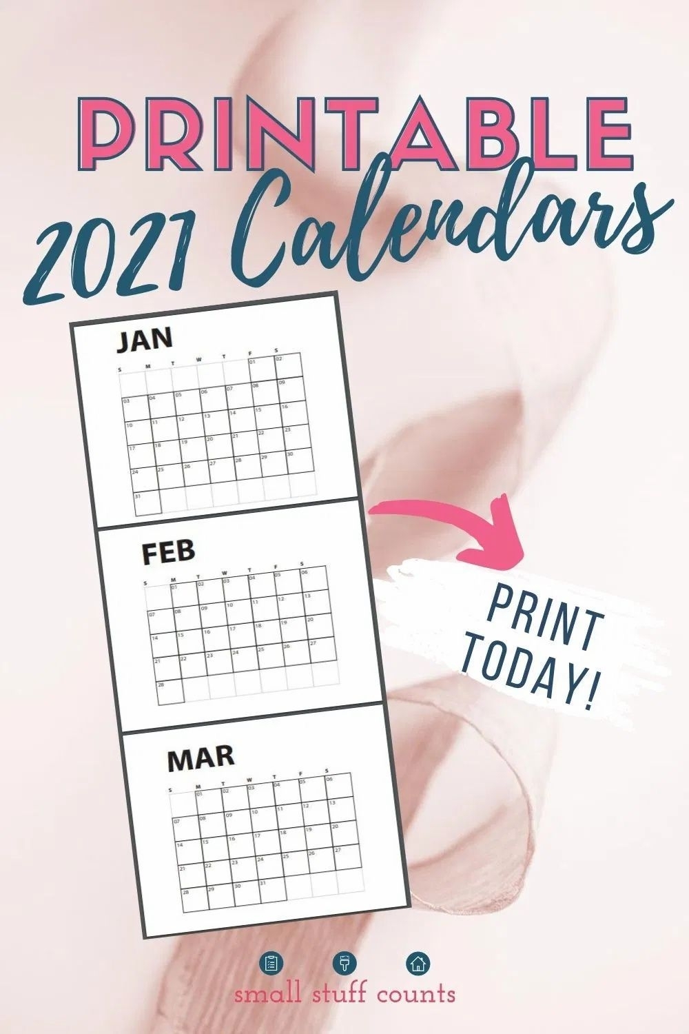 Take Printable Calendar 2021 Monday To Sunday