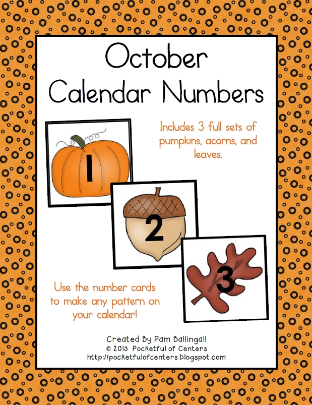 Catch Printable Pumpkin Calendar Numbers 1 31 Best Calendar Example