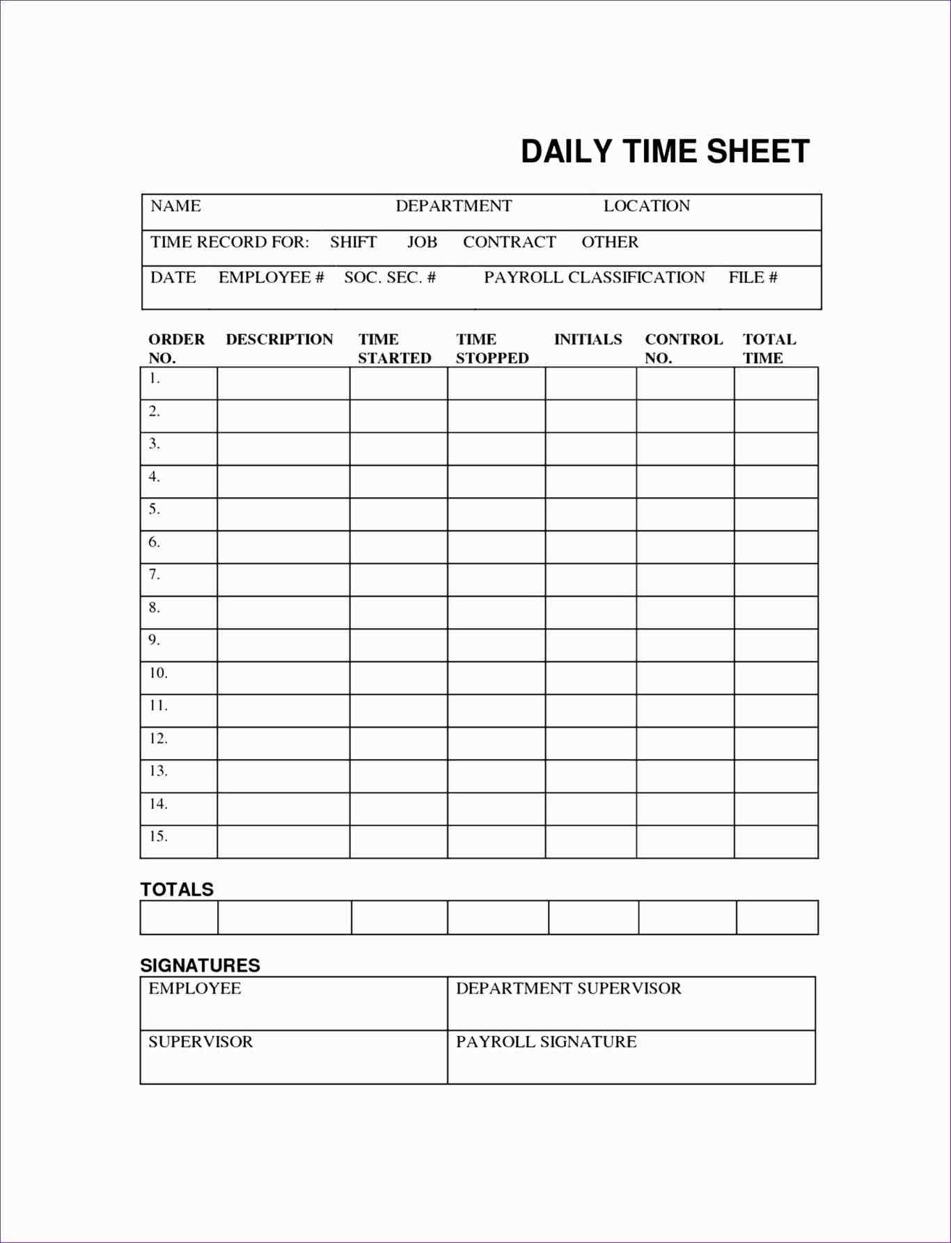 Take Time Slots Excel