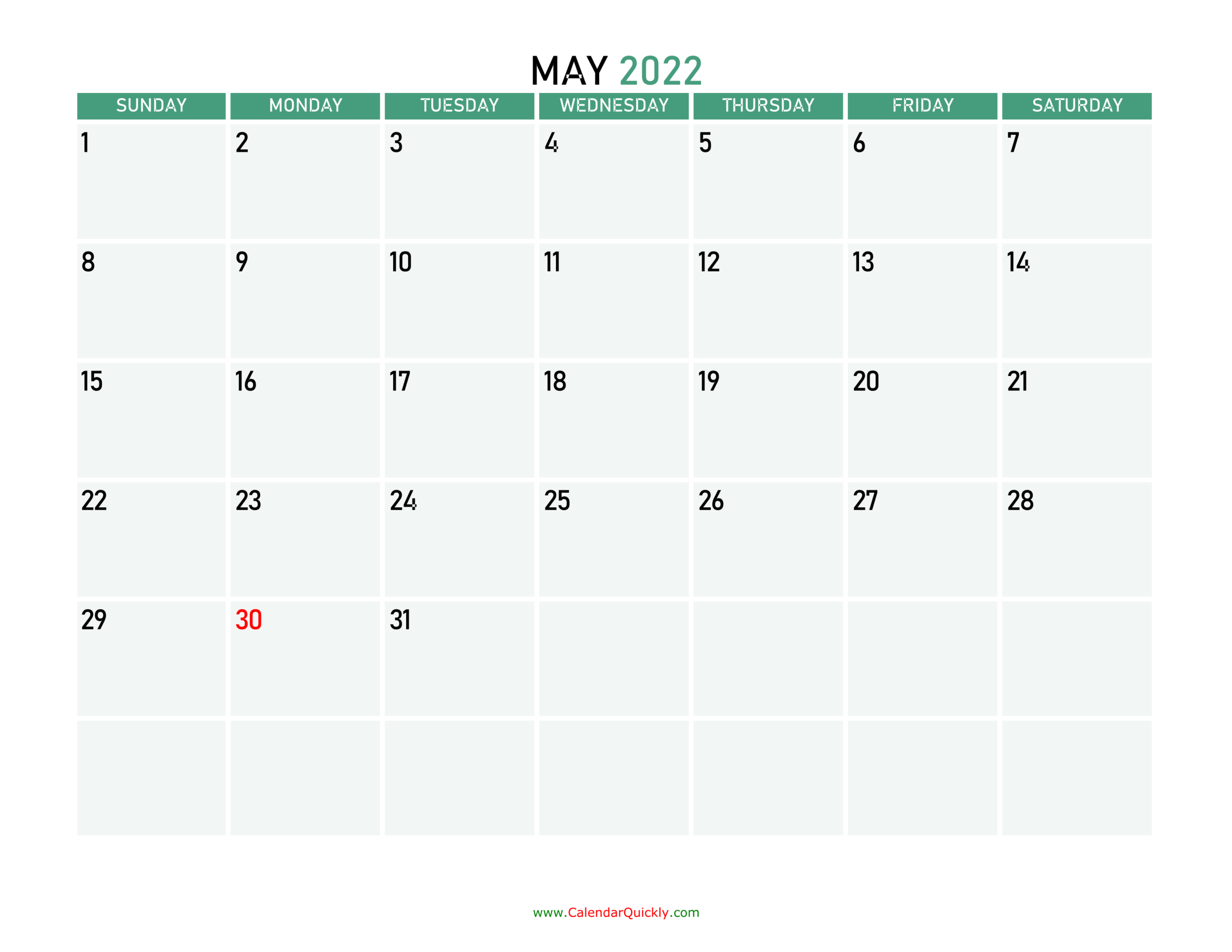 Catch 2022 Calendar Month Of May