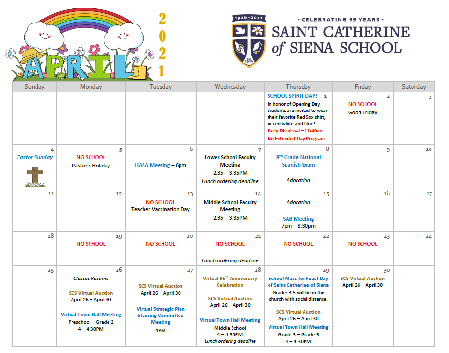 Pick April Saints Calendar 2022 | Best Calendar Example