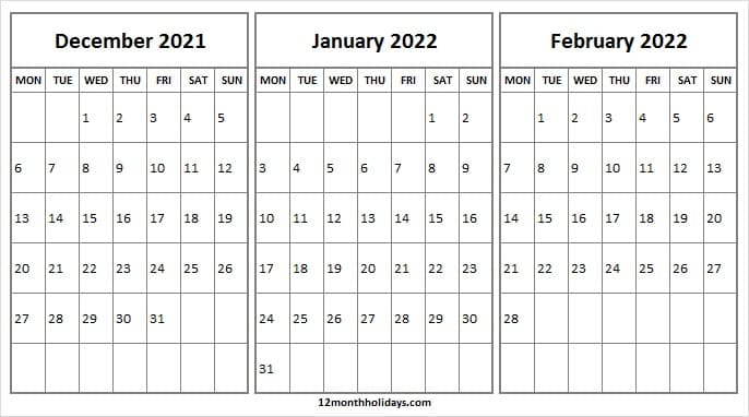 Catch Arabic Calendar 2022 February
