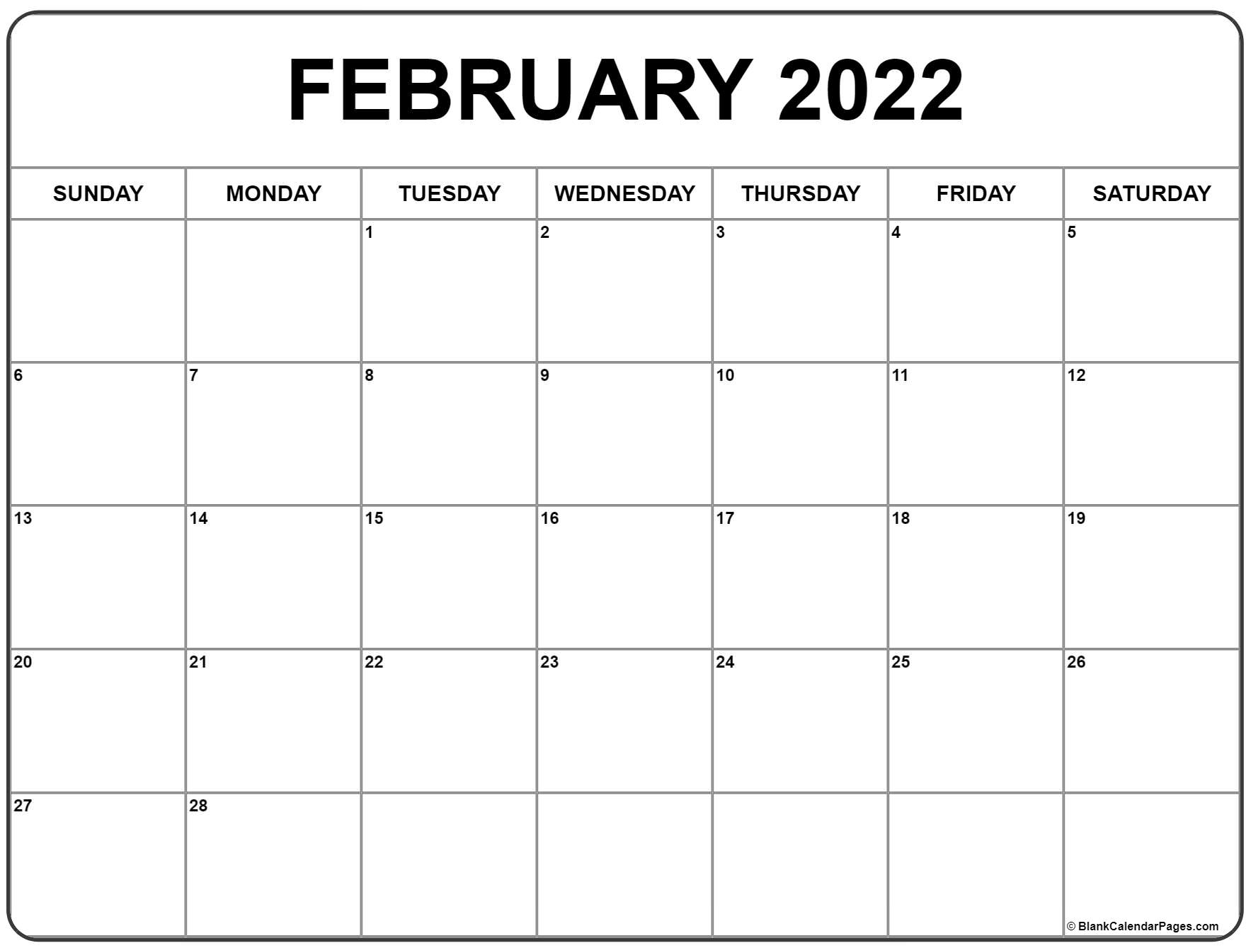 Catch Arabic Calendar 2022 February