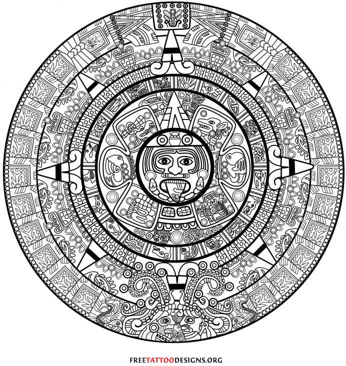 Collect Aztec Calendar Symbols Meaning Best Calendar Example