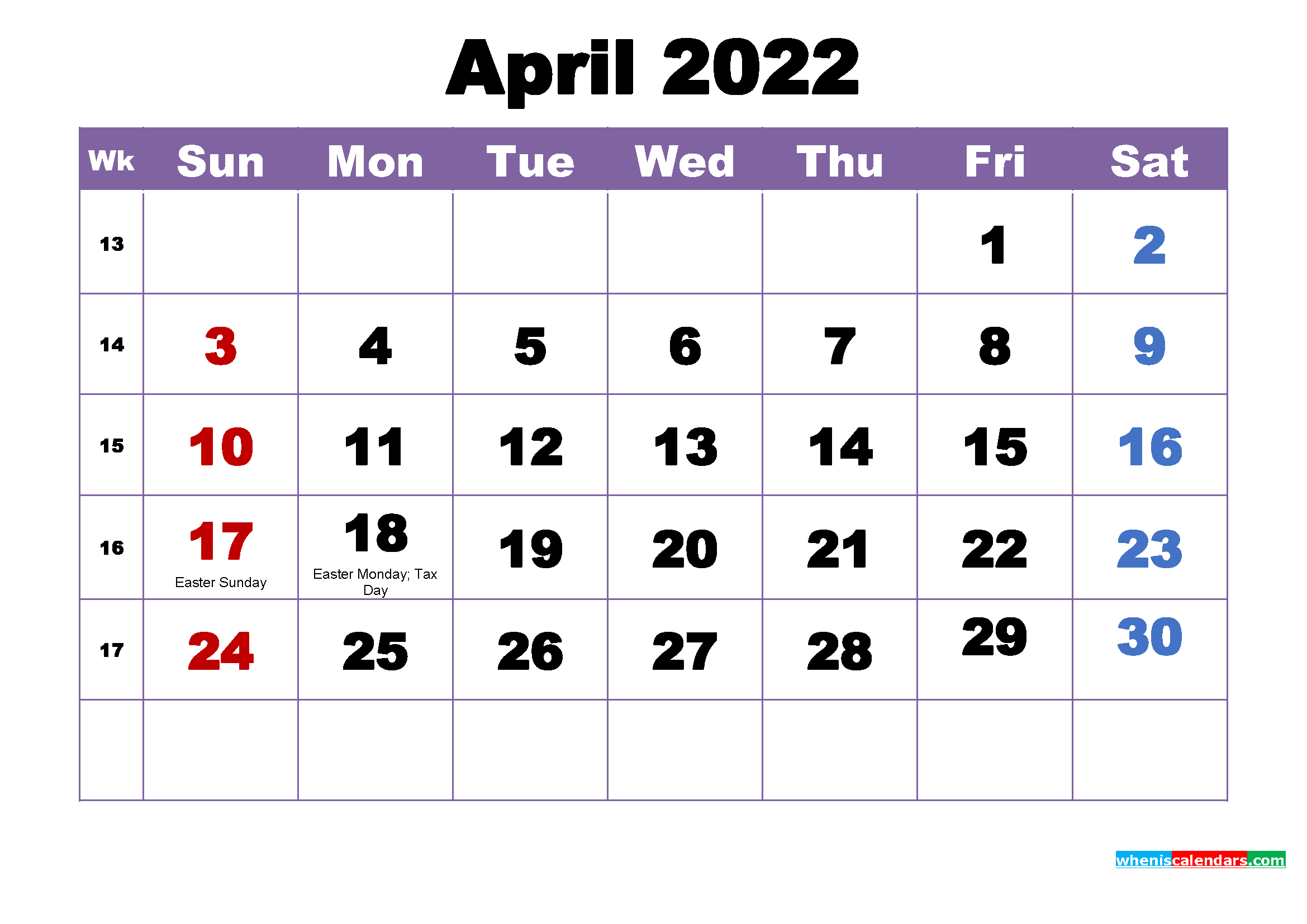 Catch Calendar 2022 April Telugu