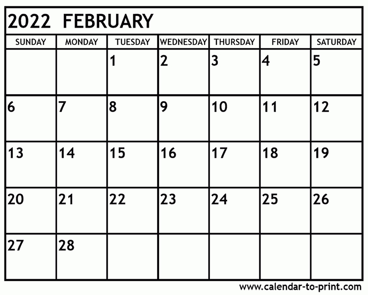 Catch Calendar 2022 February With Islamic Dates